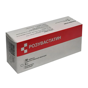 РОЗУВАСТАТИН таб п/об 5мг n30