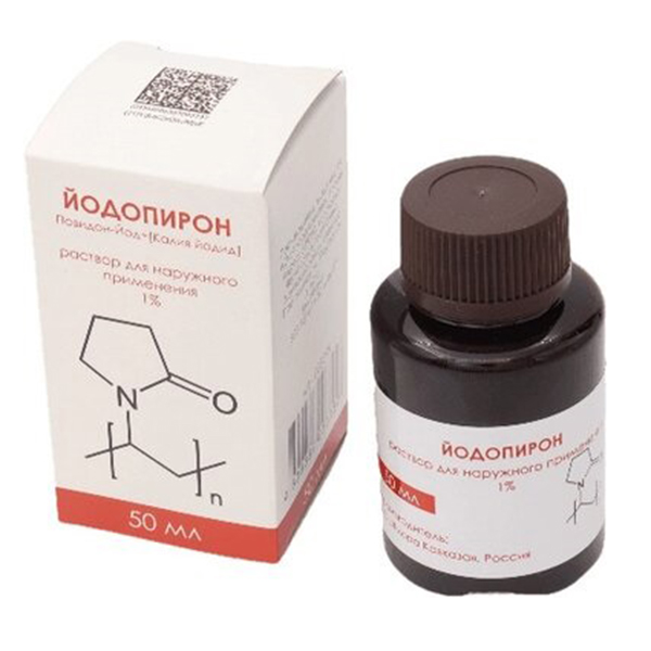 ЙОДОПИРОН р-р (фл.) 1% 50мл n1