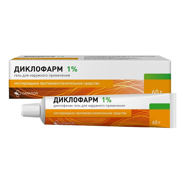 ДИКЛОФАРМ гель (туба) 1% 60г