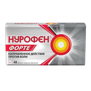 НУРОФЕН ФОРТЕ таб п/об 400мг n48