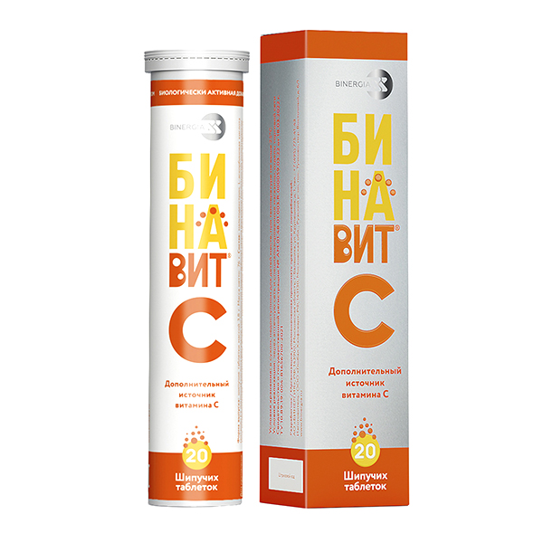 БИНАВИТ ФОРТЕ таб п/об 20 шт. БИНАВИТ ФОРТЕ таб п/об 20 шт.