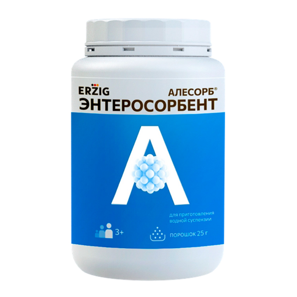 АЛЕСОРБ пор. (банка) 25г 1 шт. АЛЕСОРБ пор. (банка) 25г 1 шт.
