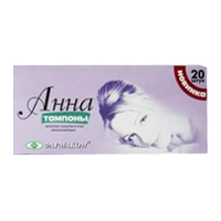 ТАМПОНЫ ГИГИЕНИЧЕСКИЕ Анна 20 шт.
