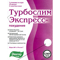 ТУРБОСЛИМ (БАД) Экспресс-похудение капс. n18 + саше n3