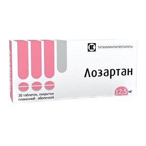 ЛОЗАРТАН таб п/об 50мг 30 шт.