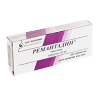 РЕМАНТАДИН таб 50мг n20 РЕМАНТАДИН таб 50мг n20