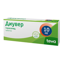 ДИУВЕР таб 10мг n20
