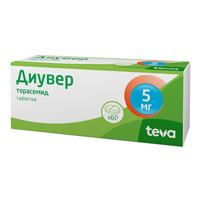 ДИУВЕР таб 5мг 60 шт.
