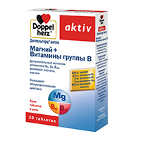 ДОППЕЛЬГЕРЦ АКТИВ МАГНИЙ+ВИТАМИНЫ ГРУППЫ В таб n30
