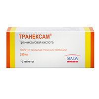 ТРАНЕКСАМ таб п/об 250мг n10 ТРАНЕКСАМ таб п/об 250мг n10