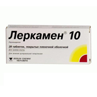 ЛЕРКАМЕН таб п/об 10мг 28 шт. ЛЕРКАМЕН таб п/об 10мг 28 шт.