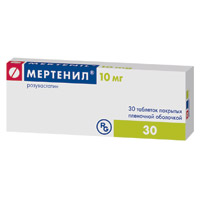 МЕРТЕНИЛ таб п/об 10мг n30