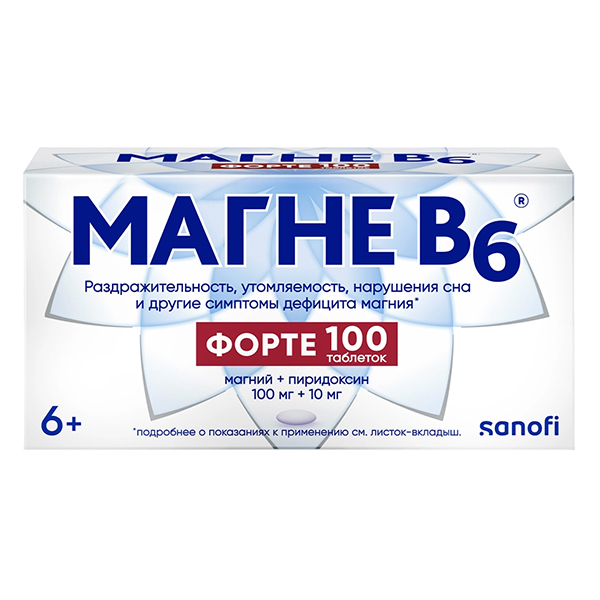 МАГНЕ В6 ФОРТЕ таб п/об n60