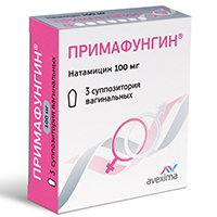 ПРИМАФУНГИН супп. ваг. 100мг 3 шт.