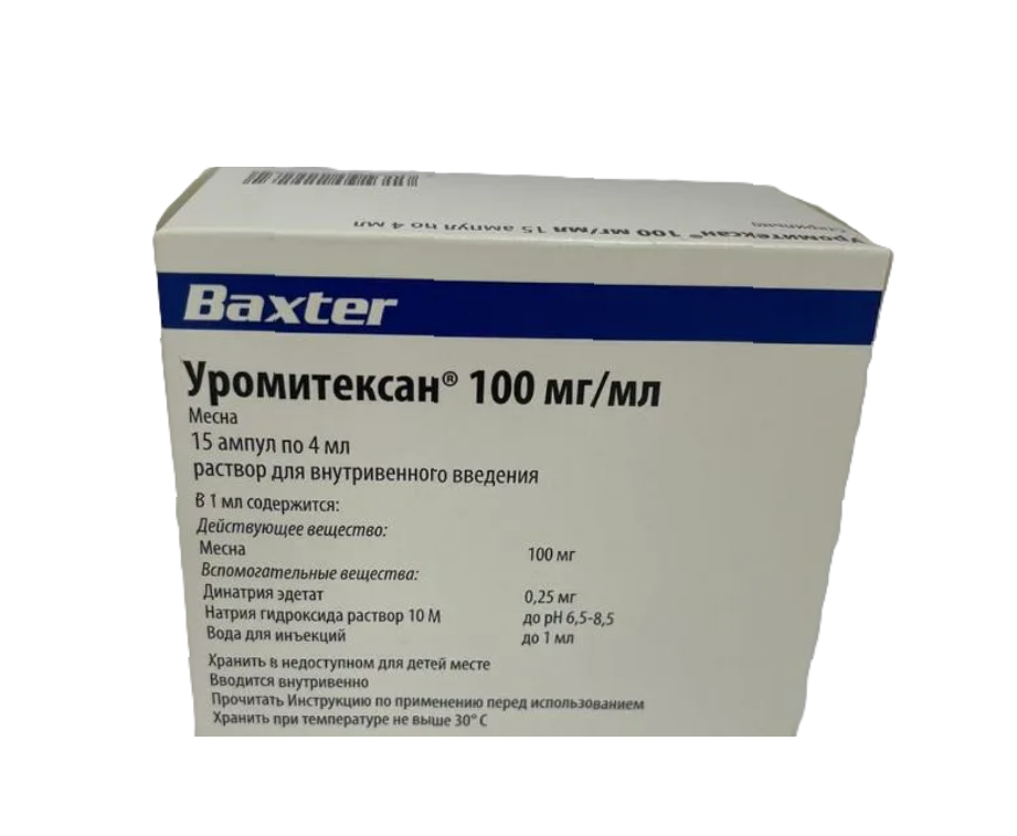 УРОМИТЕКСАН р-р д/ин. (амп.) 100мг/мл - 4мл 15 шт.