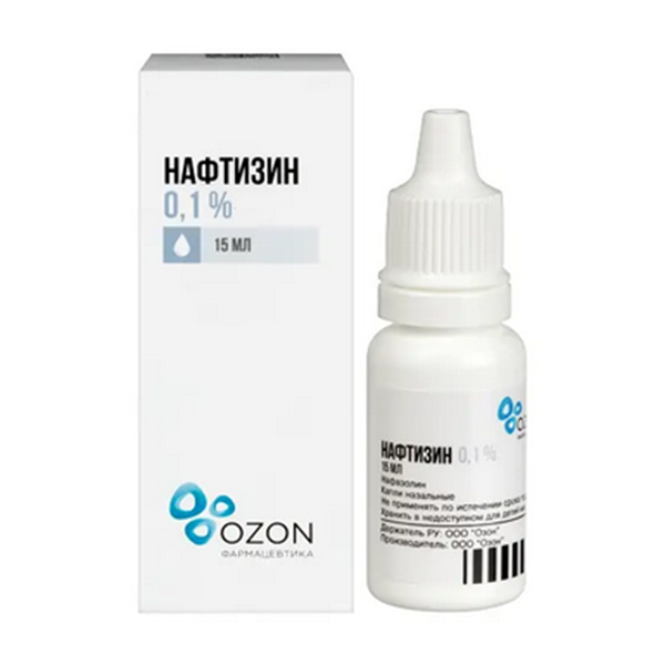 НАФТИЗИН капли назал. (фл.) 0.1% - 15мл 1 шт. НАФТИЗИН капли назал. (фл.) 0.1% - 15мл 1 шт.