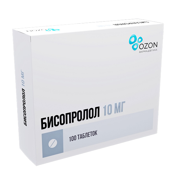 Бисопролол таб. п/пл. об. 10мг №30