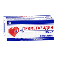 ТРИМЕТАЗИДИН МВ таб п/об 35мг n60